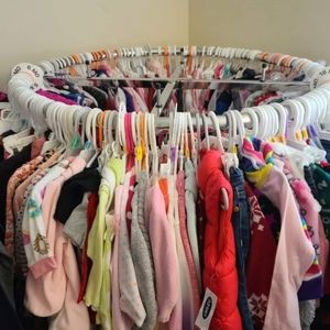 Gently used girls 12 mo fall/winter clothes mystery box